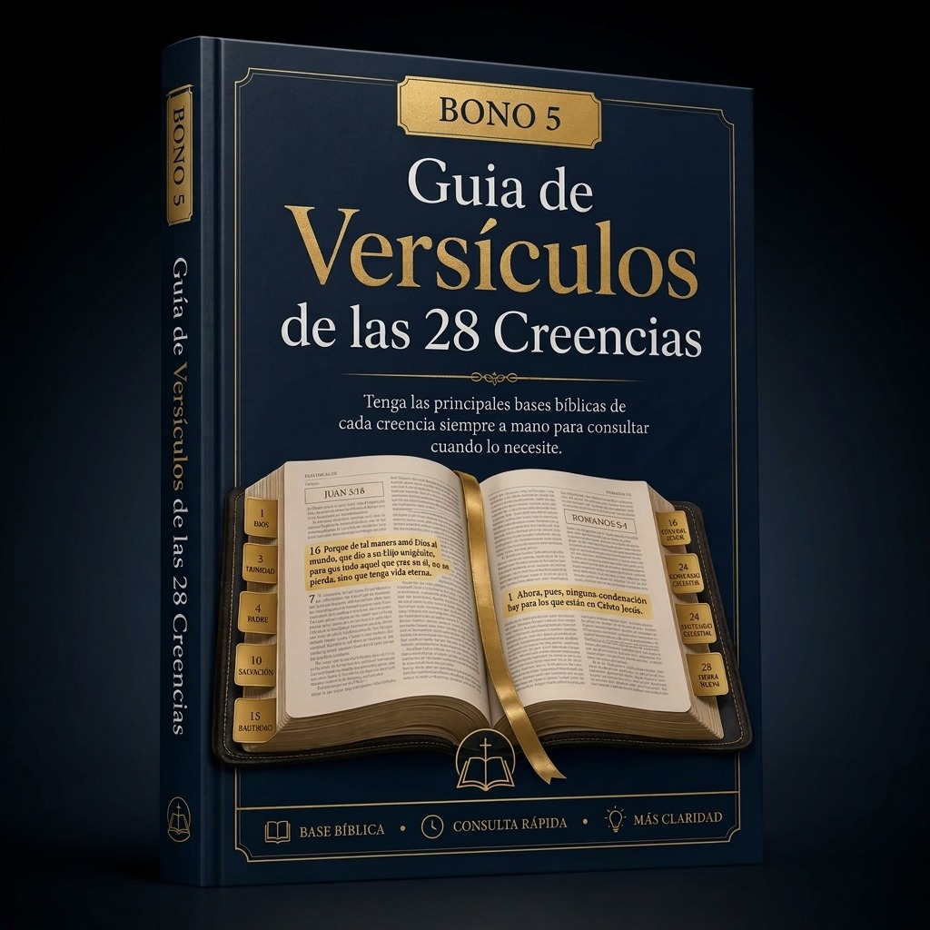 Bono 5 - Guía de Versículos Clave de las 28 Creencias