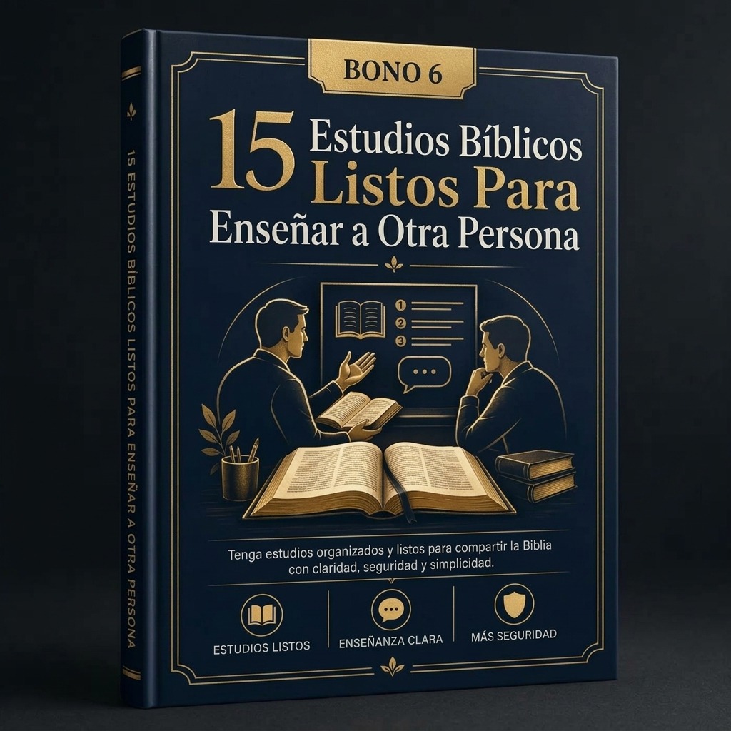 Bono 6 - 15 Estudios Bíblicos Listos Para Enseñar a Otra Persona