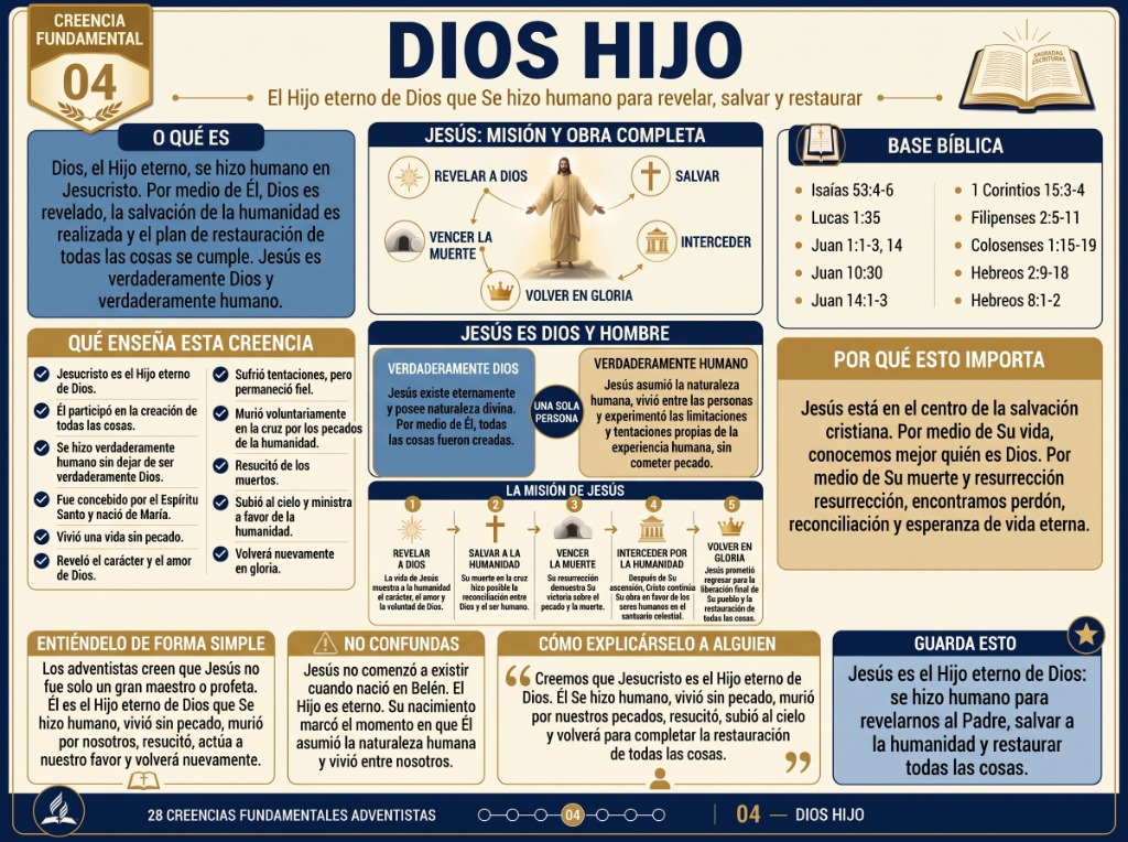 Creencia 04 - Dios Hijo