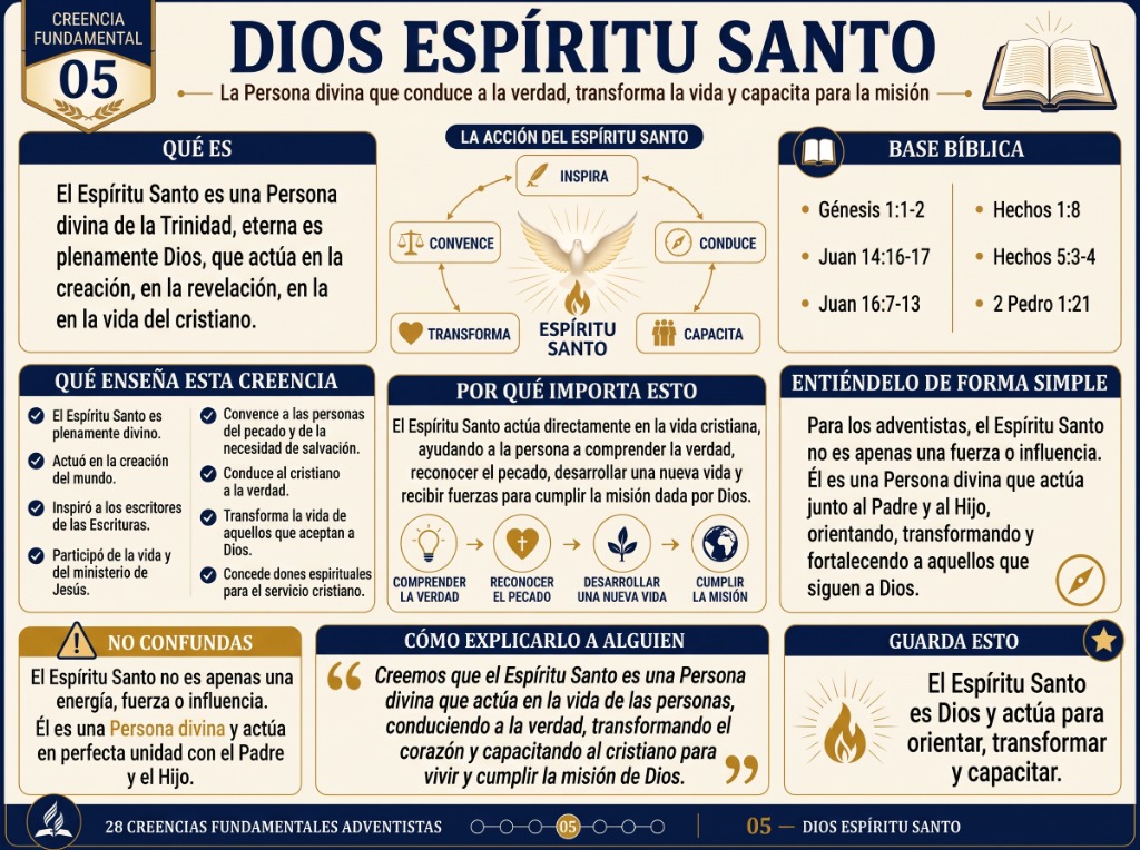 Creencia 05 - Dios Espíritu Santo